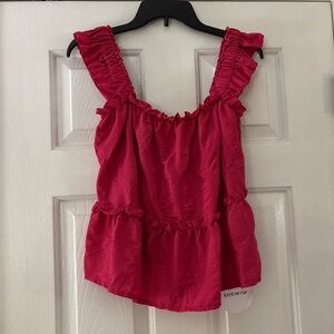 Shein Ruffle Tank Top size M